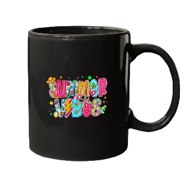 Discover Neon Summer Vibes Mugs