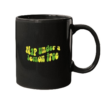 Discover Nap Under a Lemon Tree Retro Design Mugs