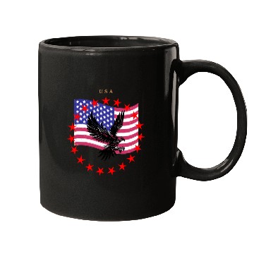 Discover eagle usa Mugs
