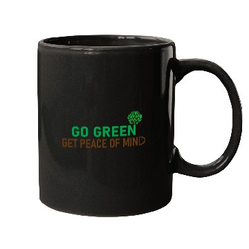 Discover Peaceful Green Tree Logo for Eco Apparel Mugs