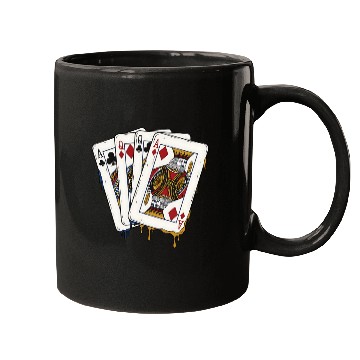 Discover poker cards spades hand Mugs