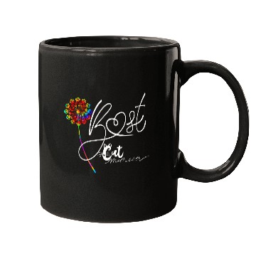 Discover Best Cat Mom Ever Sunflower Mother's Day Cat Lover Mugs