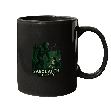 Discover YOWIE BARKING AT SASQUATCH Mugs