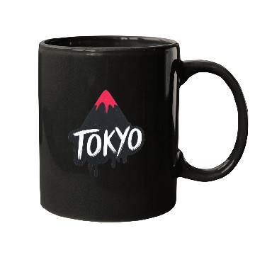 Discover Tokyo Text Design Mugs