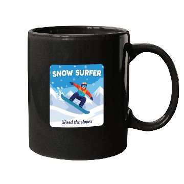 Discover Snow Surfer - Snowboarding Mugs