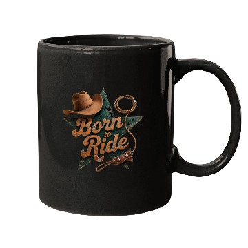 Discover Born to Ride – Cowboy Spirit Mugs