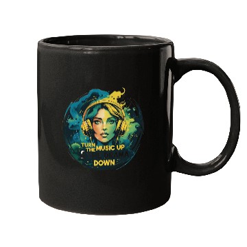 Discover Turn the Music Up & the Drama Down Mugs