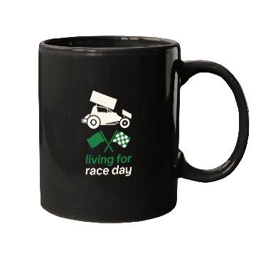 Discover Sprint Car Racing Dirt Track Speed Oval Race Mugs