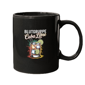 Discover Blutgruppe Cuba Libre Cocktail Bartender Mugs