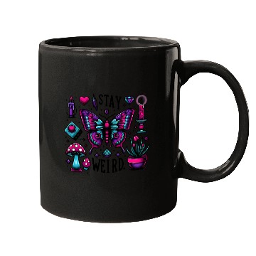 Discover Halloween Stay Weird Mugs