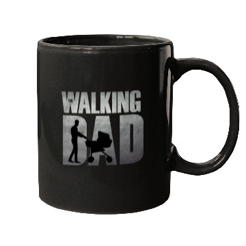 Discover The Walking Dad Funny Father Design Mugs