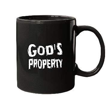 Discover God's Property Religious Faith Typography Design Mugs