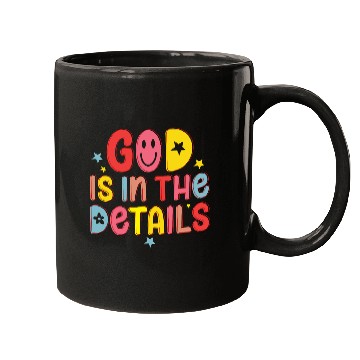 Discover God is in the Details Christian Mugs