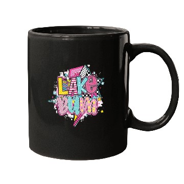 Discover Lake Bum Summer Vacation Mugs