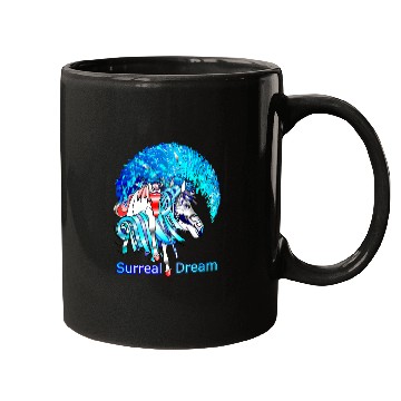 Discover Art-Gil Horse 1 Surreal Horses from another world Mugs