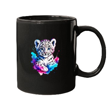 Discover Color Splash Leopard Cub Mugs