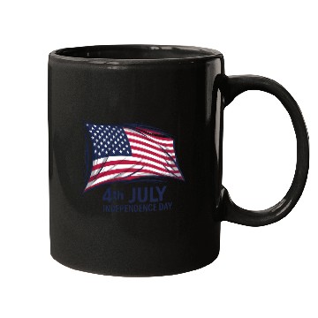 Discover US flag independence day Mugs