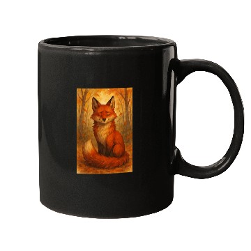 Discover Autumn Serenity Fox Mugs