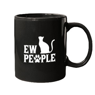 Discover Ew People Retro Cat Funny Mugs