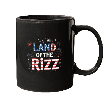 Discover Land of the Rizz funny Patriotic day 4th Of July Mugs
