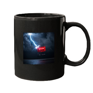 Discover Electric Storm Art Mugs