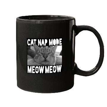 Discover Cute Sleeping Kitty - Meow Meow Mugs