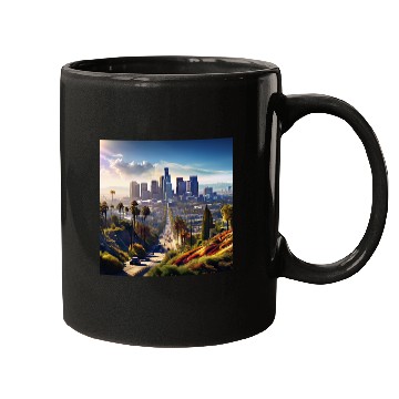 Discover los angeles city. Mugs