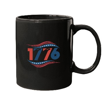 Discover 4th of july usa flag 1776 Mugs