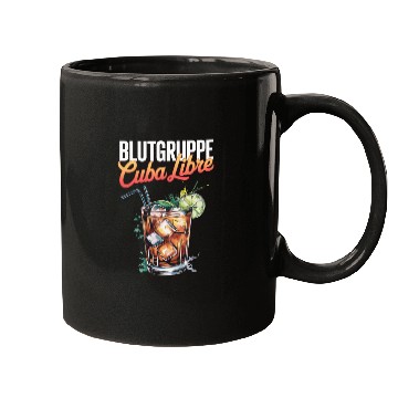 Discover Blutgruppe Cuba Libre Cocktail Bartender Mugs