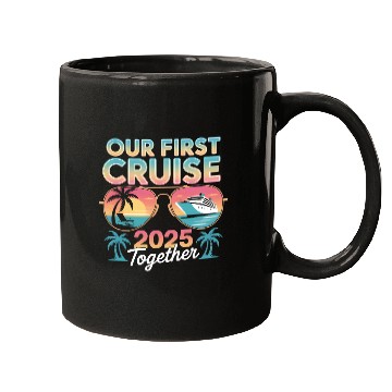 Discover Sunset Cruise Vacation Design Mugs