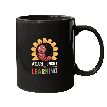Discover We Are Hungry For Learning Teacher Back To School Mugs