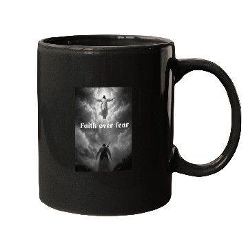 Discover Faith over fear Mugs