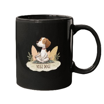 Discover Zen the Mindful Pup Mugs