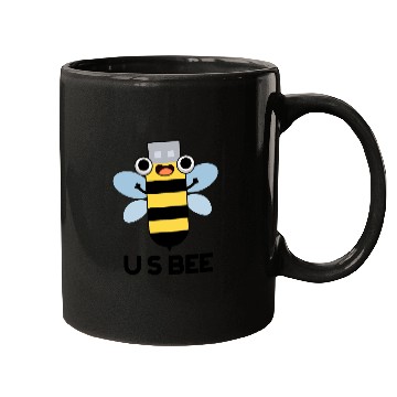 Discover US Bee Funny USB Technical Pun Mugs