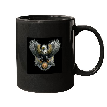 Discover modern bird of prey logo Mugs