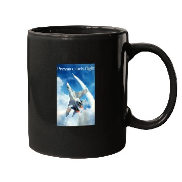 Discover Pressure fuels flight Mugs