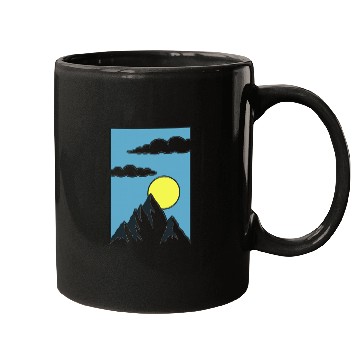 Discover Sunrise Mountain Peak Mugs