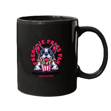 Discover Frenchie Fries Fan Mugs
