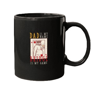 Discover Bridge Player Dad Mugs