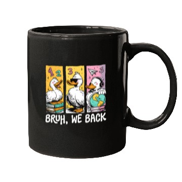 Discover Bruh We Back Silly Goose Back to School Mugs