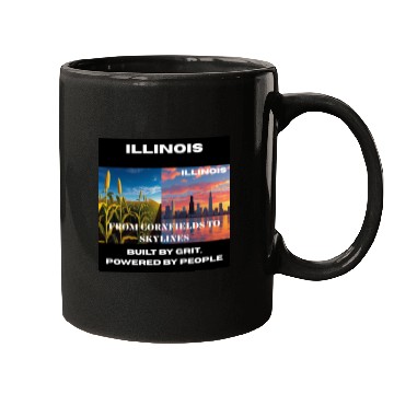 Discover Illinois Midwest Mosaic Art Mugs