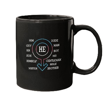 Discover Gender Neutral Pride Month Gender Pronouns Mugs