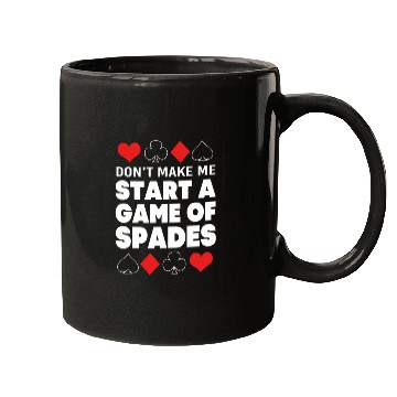 Discover Spades Poker Card Game Mugs