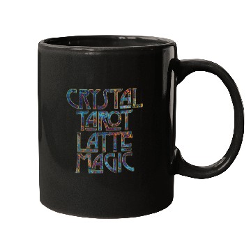 Discover Crystal Tarot Latte Magic-Coffee Coven Collective Mugs