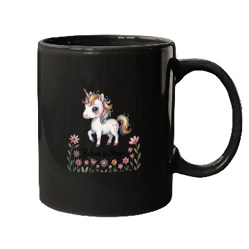 Discover Believe in Magic – Cute Rainbow Unicorn Fantasy Mugs
