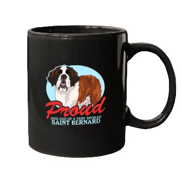 Discover Saint Bernard Dog Dad St. Bernhard Mugs