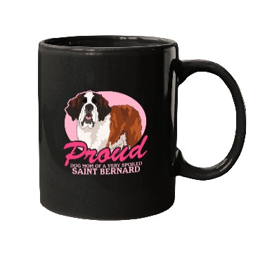 Discover Saint Bernard Dog Mom St. Bernhard Mugs