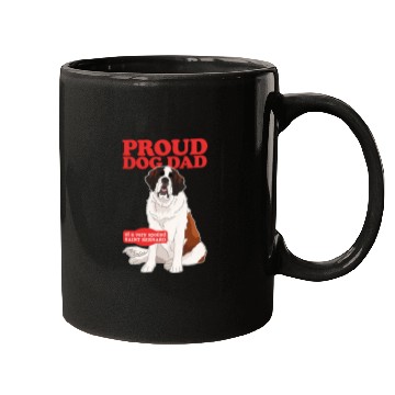 Discover Saint Bernard Dog Dad St. Bernhard Mugs