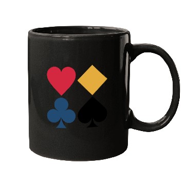 Discover Classic Card Suits Mugs