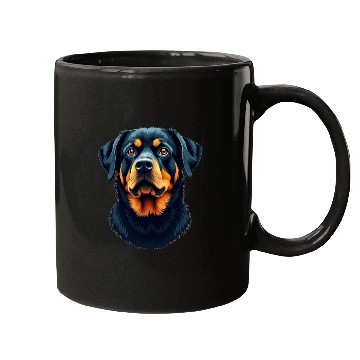 Discover “Rottweiler” – Bold & Beautiful Dogs Mugs